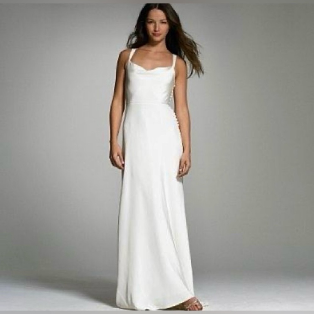 wedding bridesmaid formal long dress gown  JCrew